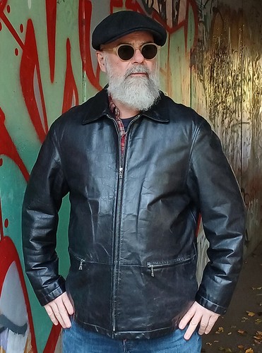 Lederjacke boss l - lederjacke,
