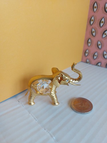 Elefantenfigur aus metall - aus, mit