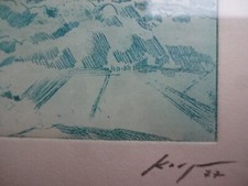 Monotype, Radierung von 1977