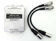 Dual 48V PHANTOM auf T-STROMWANDLER + Tuchel Sennheiser MKH 416T 415T 406T GSP