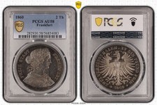 Silver double taler - silver,