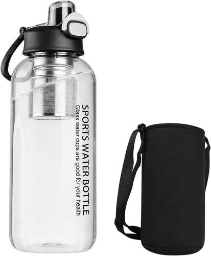 Wasserflasche glas mit - 1.5l,