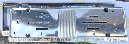 Ddr oldtimer kennzeichenhalter - oldtimer,