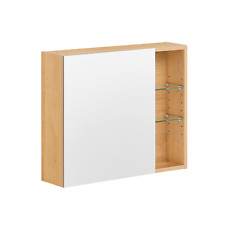 B-Waren mit 1 Spiegeltür Spiegelschrank Aufbewahrungsschrank BZR173-N-bwaren