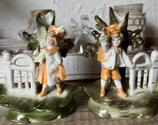Antikes Figurenpaar aus Biskuit/Porzellan Thüringen um 1900, Galluba Hoffmann