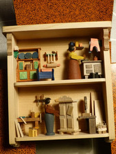 Erzgebirge HOLZMINIATUR "SCHREINER", Fa. Graupner, Handarbeit, TOP; lim., OVP