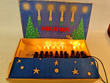 DDR Narva 10 tlg. Weihnachtsbaum Beleuchtung Christbaum Lichterkette OVP