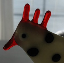 Huhn - Deko Figur - Dänische Glaskunst