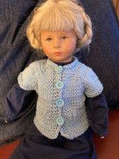 Puppenkleidung *Jacke  für Käthe Kruse Puppe, u.a 47 cm * Handarbeit * Baumwolle