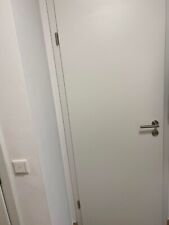 2 Innentüren weiß ohne Zarge HUGA  HxBxT 198x77x4 cm. NUR ABHOLUNG MÖGLICH!