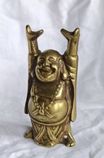 Messing figur lachender - messing,