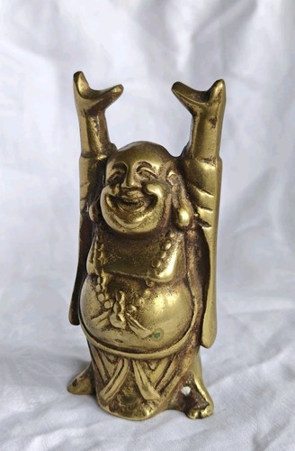 Messing figur lachender - messing,