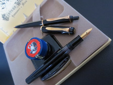 Pelikan M150 + K150 + Tintenfass (Füller + Kugelschreiber) in Geschenkbox