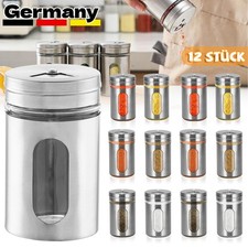 Gewürzstreuer edelstahl - 12,
