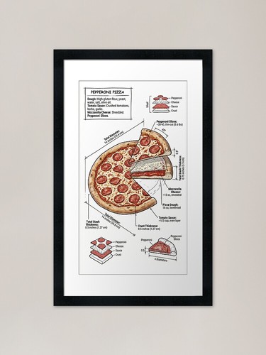 Peperoni pizza querschnitt - peperoni,