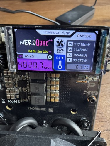 Nerdqaxe rev 1 - rev, 5.1