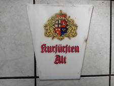 Kurfürsten Alt (Bier Plastikschild aus alter Laterne)  25x 29 cm     -ganz ok