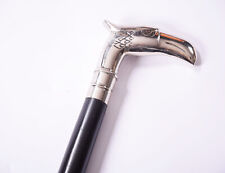 Spazierstock Edler Holz Gehstock Wanderstock mit Griff Adler Stock