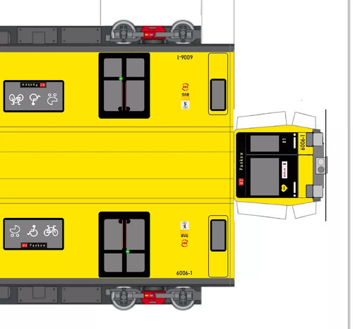 Bastelbögen berliner bahn - bastelbögen, u-bahn