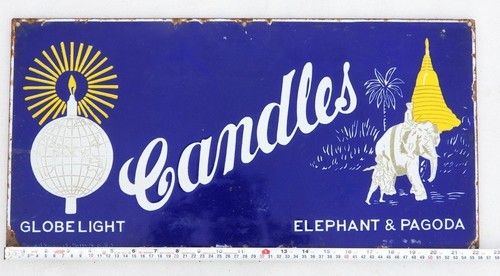 Vintage elefant pagode kerzen - vintage,