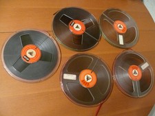 5 Tonbandspulen BASF 18 cm B4