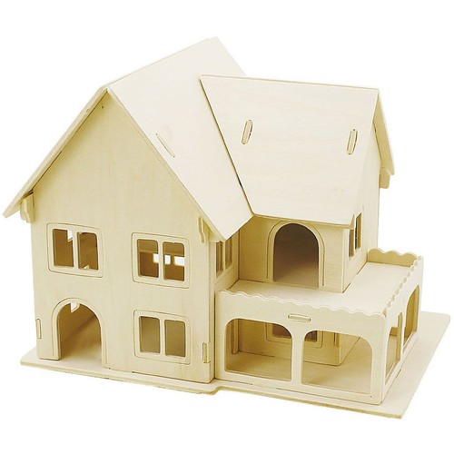 Steckpuzzle bausatz haus - 3d,