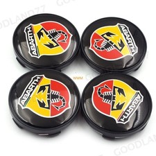 4pcs/set für ABARTH Fiat Nabendeckel Felgendeckel Radkappen 60mm Skorpion Neu