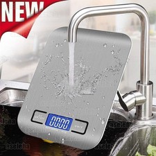 Küchenwaage 10KG / 1g Digital Edelstahl LCD Electronic Grammwaage Haushaltswaage