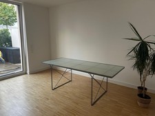 1 IKEA "Moment"  GLAS Tisch BÜRO Esstisch  Niels Gammelgaard 1980er - Vintage