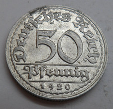 Deutschland 50 Pfennig, 1920