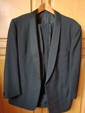 Smoking mit Kummerbund und Fliege Schurwolle Vintage Gr 52 Hettlage Münster