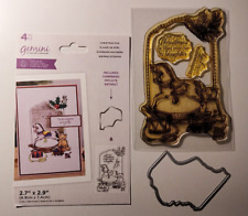 Crafters Companion "Christmas Fun" Stempel + Stanze