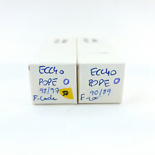 2 X ECC40 PAPSTRÖHRE. 1960er