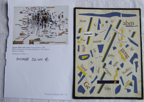 Papiercollage der art - papiercollage, des
