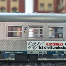 Fleischmann H0 5898 K Personenwagen Silberling 2.Kl Nur Bf. Nürnberg DB OVP/J