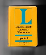 Wörterbuch * DEUTSCH / SPANISCH * Langenscheidt
