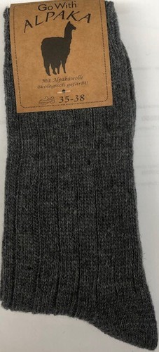 Paar dünn alpaka socken - 1-,