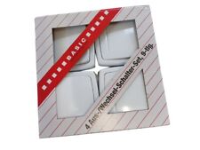 Lichtschalter Spar-Pack 4 Aus-/Wechsel-Schalter-Set 9-tlg. Restposten