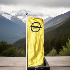 Opel Fahne Flagge Banner Autohaus Werbeartikel Manta Corsa Kadett Calibra Ascona