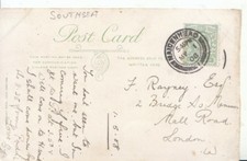 Genealogy Postcard - Rayney - 2 Bridge Mansions - Mall Road - London - Ref 4685A