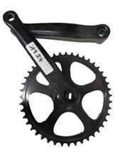 Kettenritzel Stahl Schwarz CPI 44T DT-170 Kurbel- Garnitur Fahrrad 1934