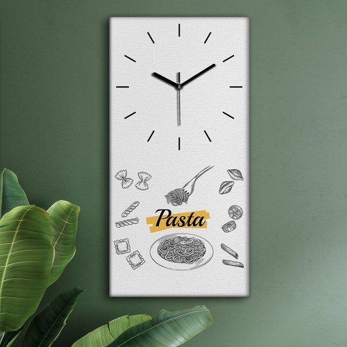 Leinwand uhr küche wohnzimmer - uhr,