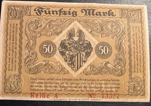Notgeld dresden mark - notgeld,