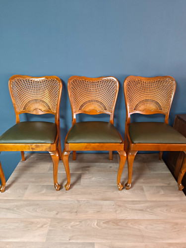 Antike eiche chippendale - 3x,