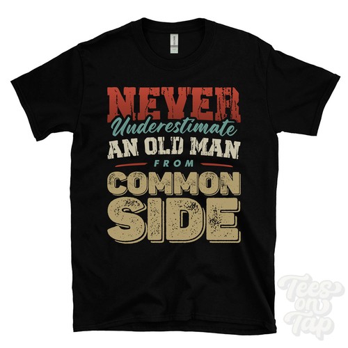 Shirt unterschätze niemals - unterschÄtze,