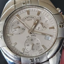 Certina DS SPEL Chronograph Quarz – Schweizer Herrenarmbanduhr, Edelstahl, gebr.