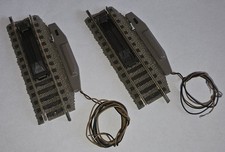 2x Fleischmann 6112 H0 / 6114 + 6444 - elektr. Entkupplungsgleis Profigleis - HO