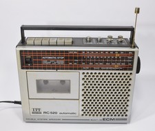 vintage ITT RC520 automatic Transistorradio Kassettenspieler Kofferradio Tape