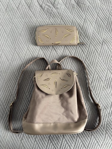 Grau braun minirucksack mit - grau/braun,