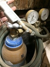 Helium-Gasflasche 10l noch 30bar ohne TÜV mit Zubehör